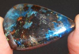 Cabochon L-9075 – Azurit 34x22mm