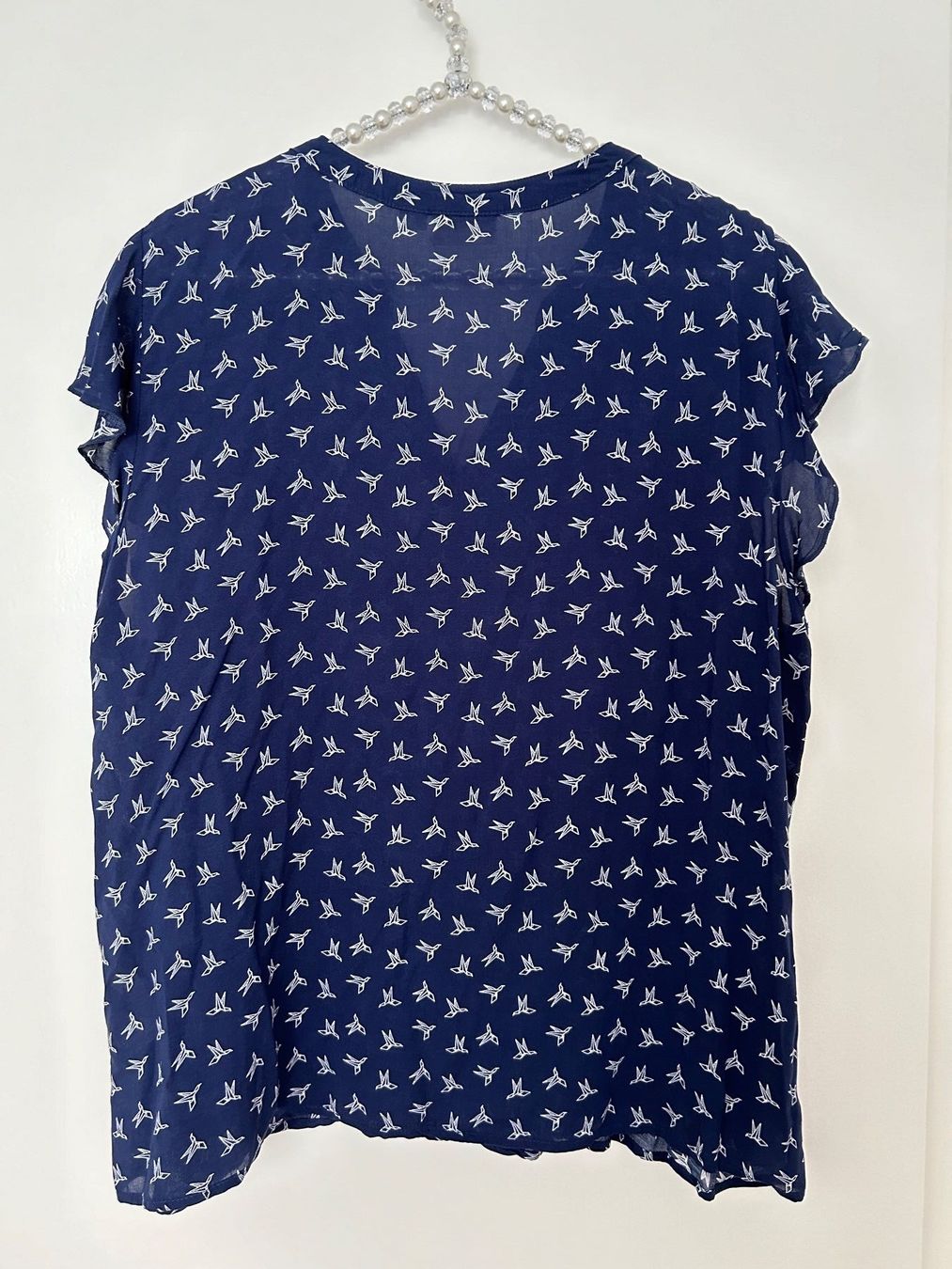 Blusen: Bluse bluemotion Gr. M 40/42 blau/weiss – Gebraucht aus Horn von Resvi 1