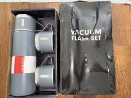 Thermose set 500ml 3Becher grau neuwertig