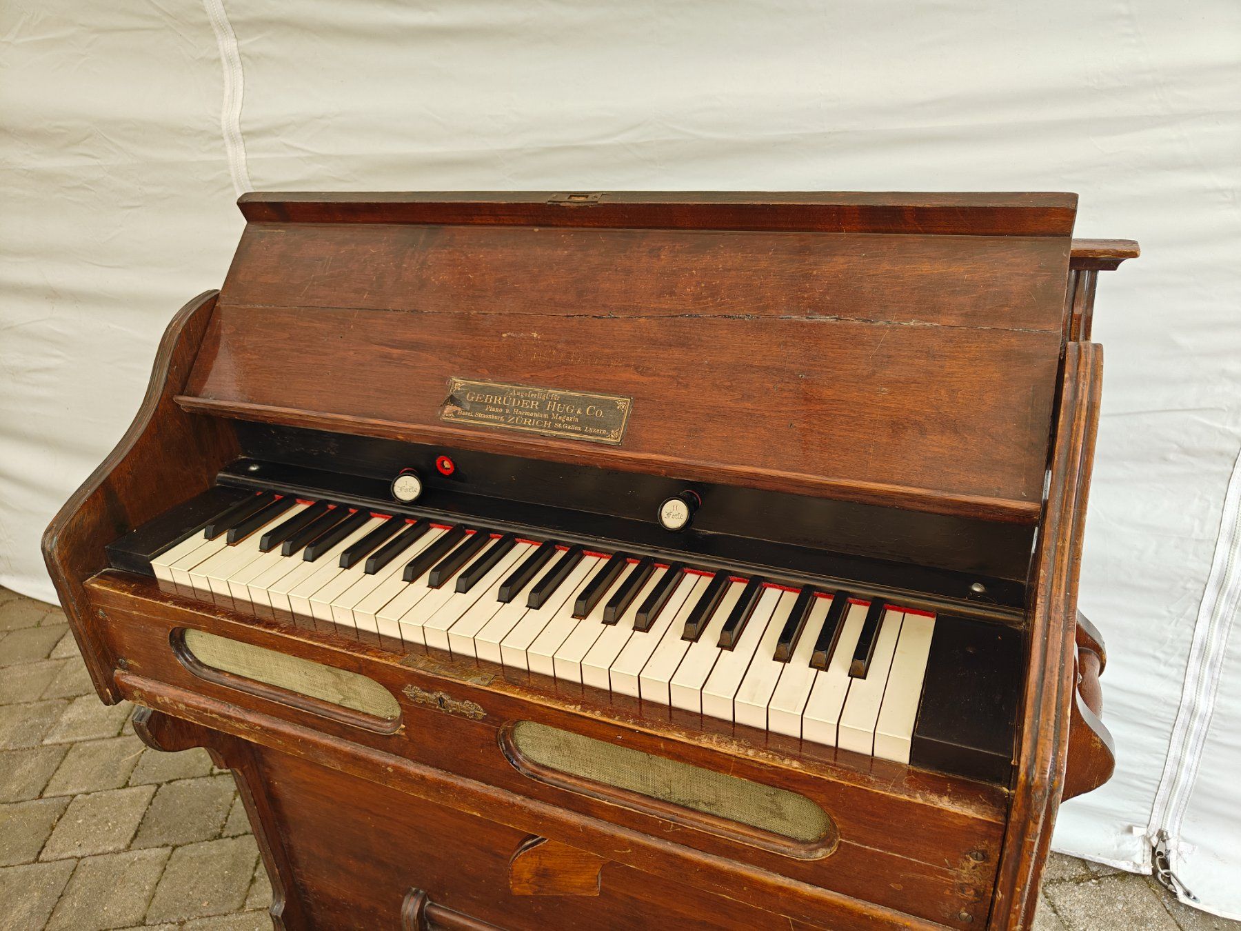 Strumenti musicali: Antikes Harmonium (Gebrüder Hug & Co) – Usato da Luzern venduto da osw_952s 4