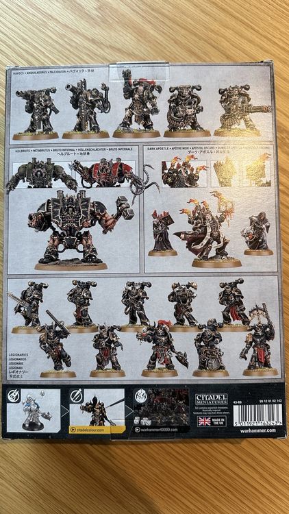 Warhammer 40k Chaos Space Marines Combat Patrol + Hellbrute (Neu und ...