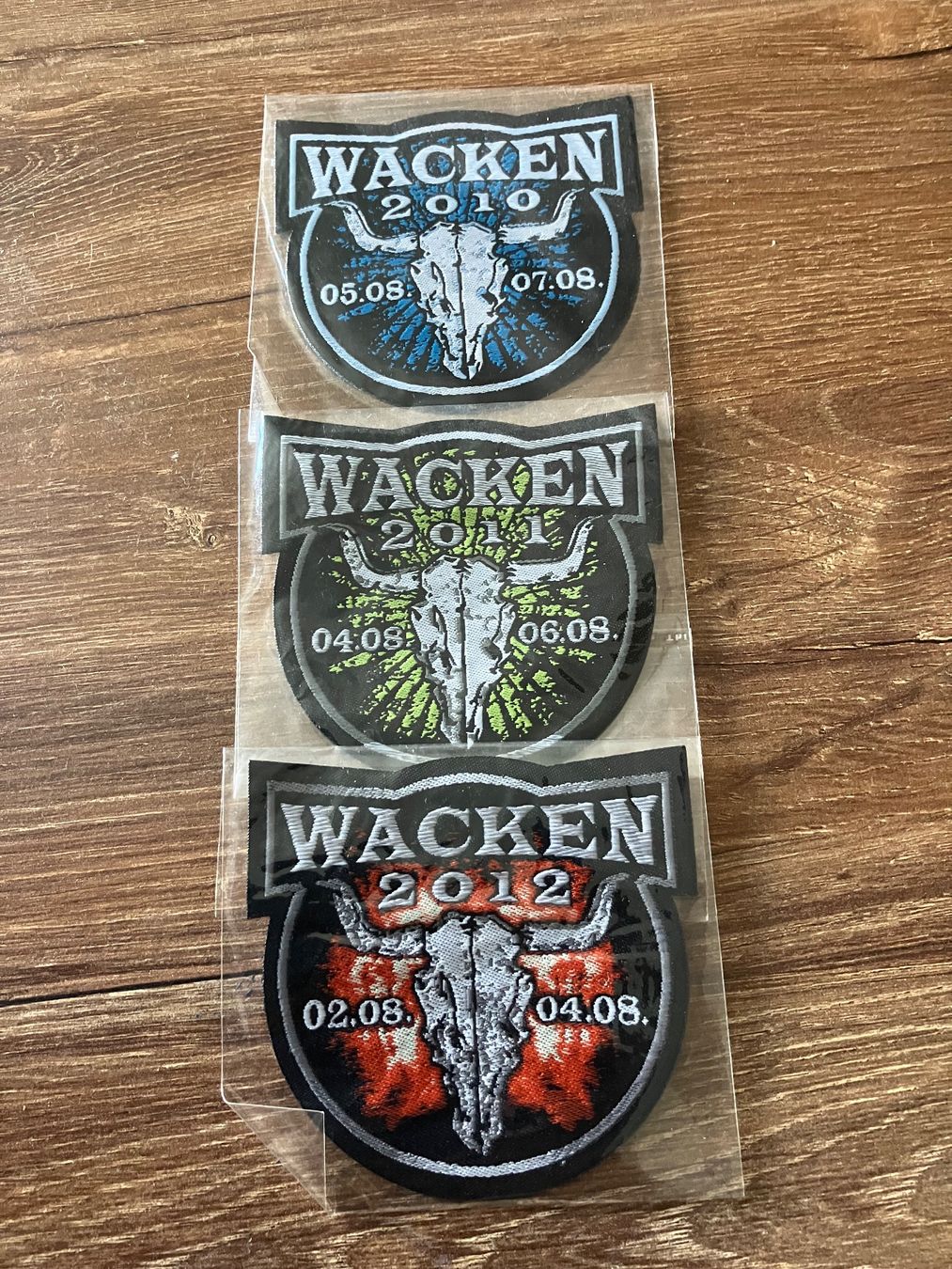 Patches: Wacken Patch 2010 2011 2012 – Gebraucht aus Ostermundigen von Blackmeta1