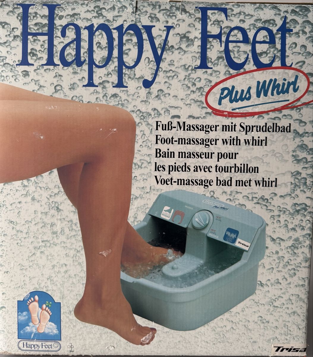 Trisa Massagegeräte: Fuss-Massage mit Sprudelbad – Neu (gemäss Beschreibung) aus Oberhof von Babylonier