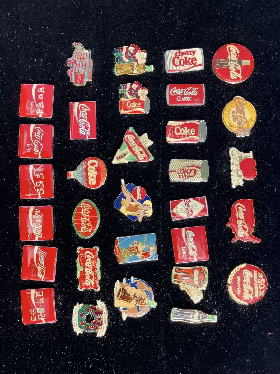 Coca-Cola Sammelbilder & Trading cards: Pin Coca-Cola Sammlung 31 Teilig – Gebraucht aus Dürrenäsch von gaertner_79