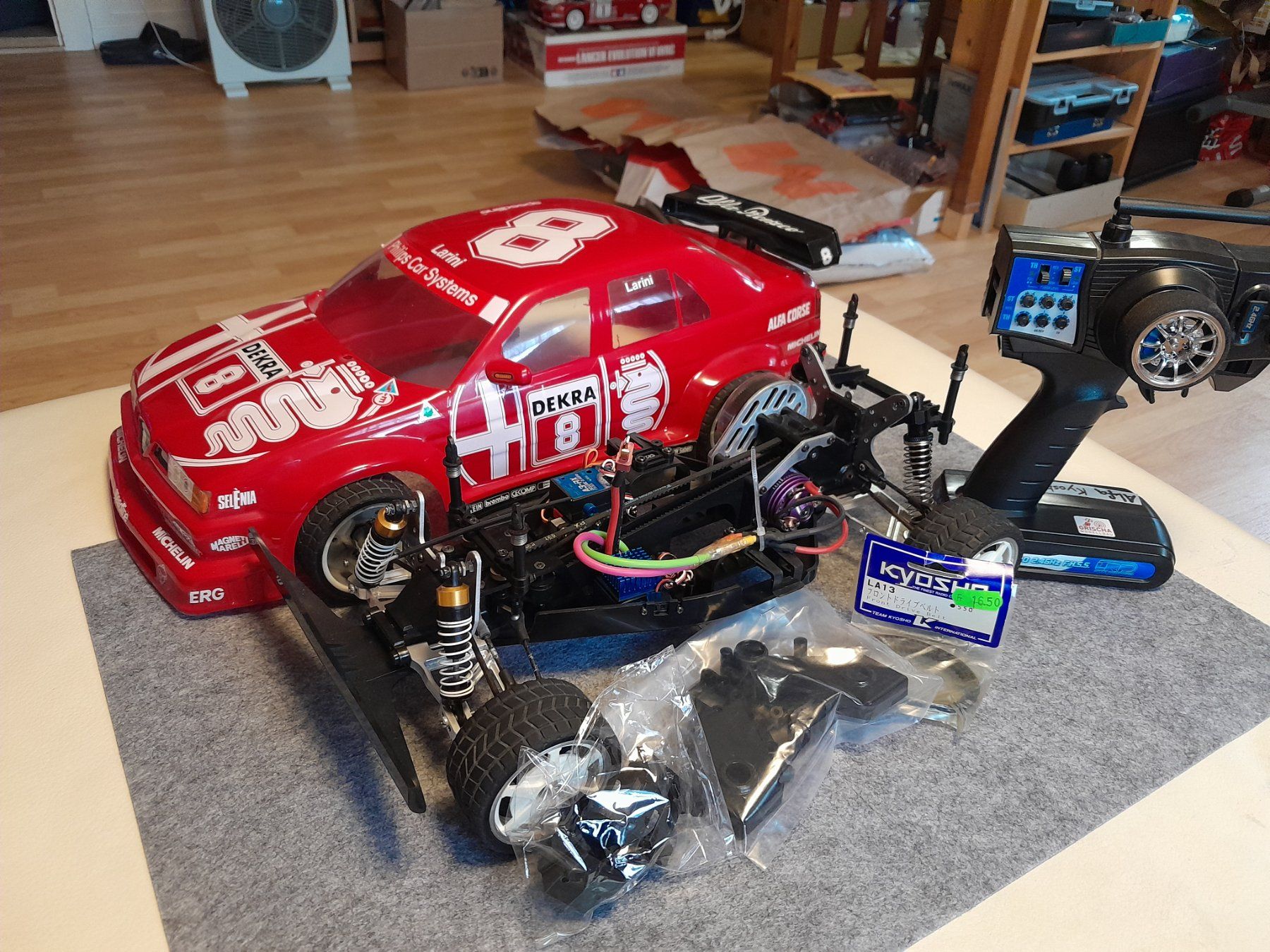 Kyosho RC Modellbau: KYOSHO SUPERTEN 1:9 ALFA 155 – Gebraucht aus Ebnat-Kappel von MAZUKITURB0