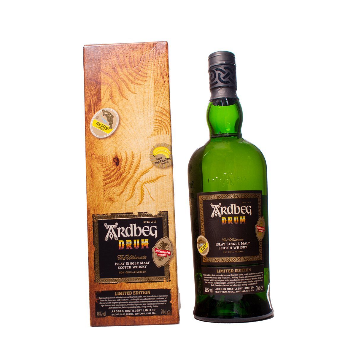 Ardbeg Bevande alcoliche: Ardbeg Drum ab CHF 1.00 – Nuovo e nell'imballaggio originale da Niederrohrdorf venduto da BestSpirit