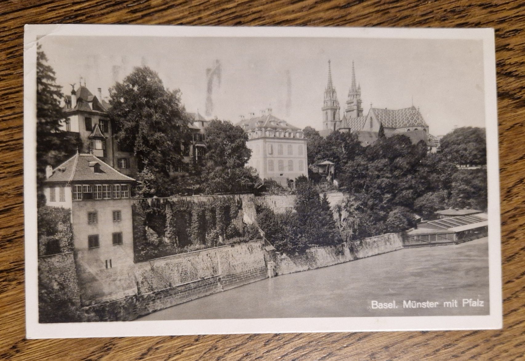 Cartoline postali: Basel Münster mit Pfalz 1931 – Usato da Ebikon venduto da Donar50