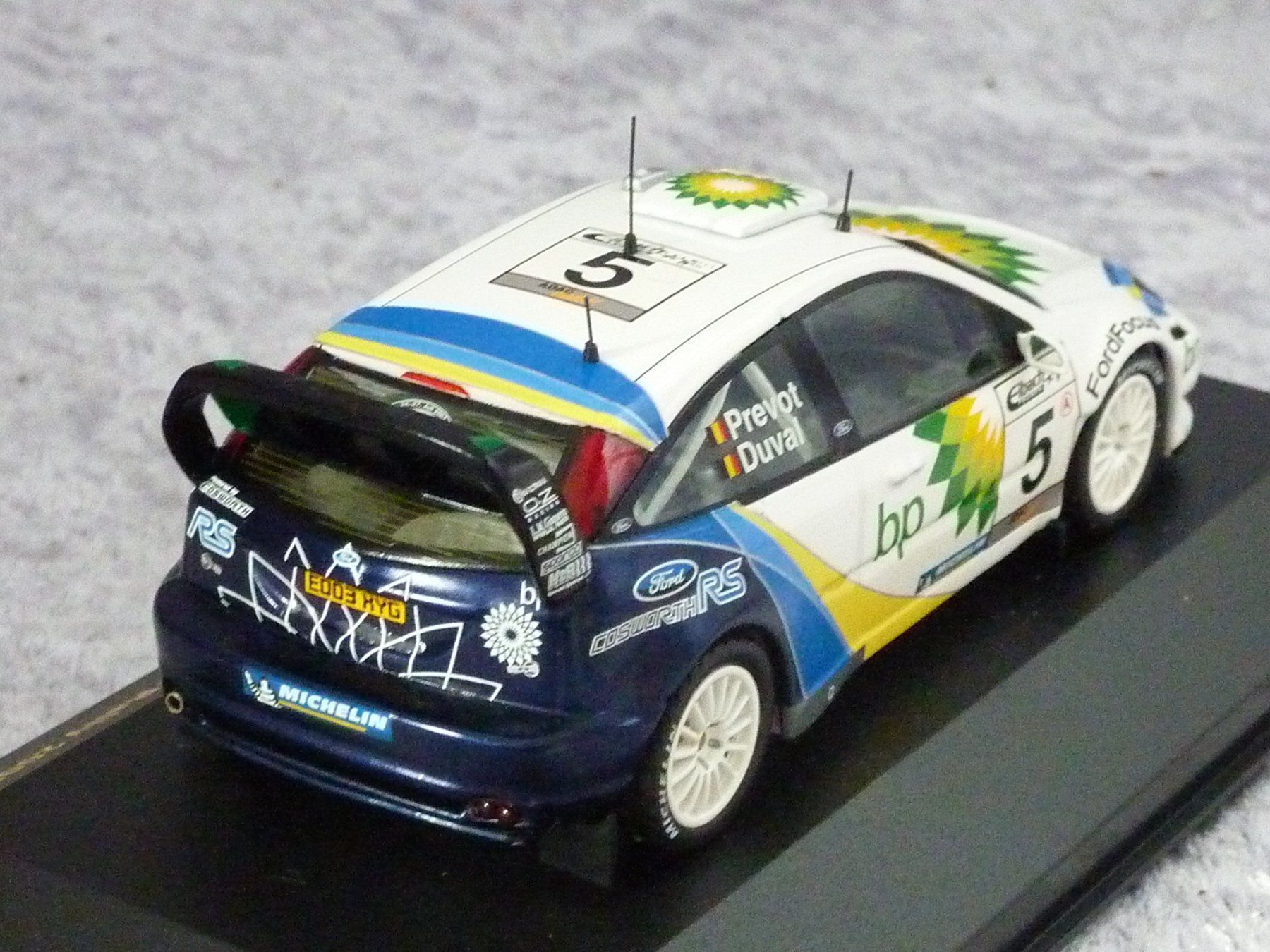 Ford Modellautos: Ford Focus RS WRC EVO3 #5  1:43 – Neu und originalverpackt aus Dürrenäsch von modellautos4you 3