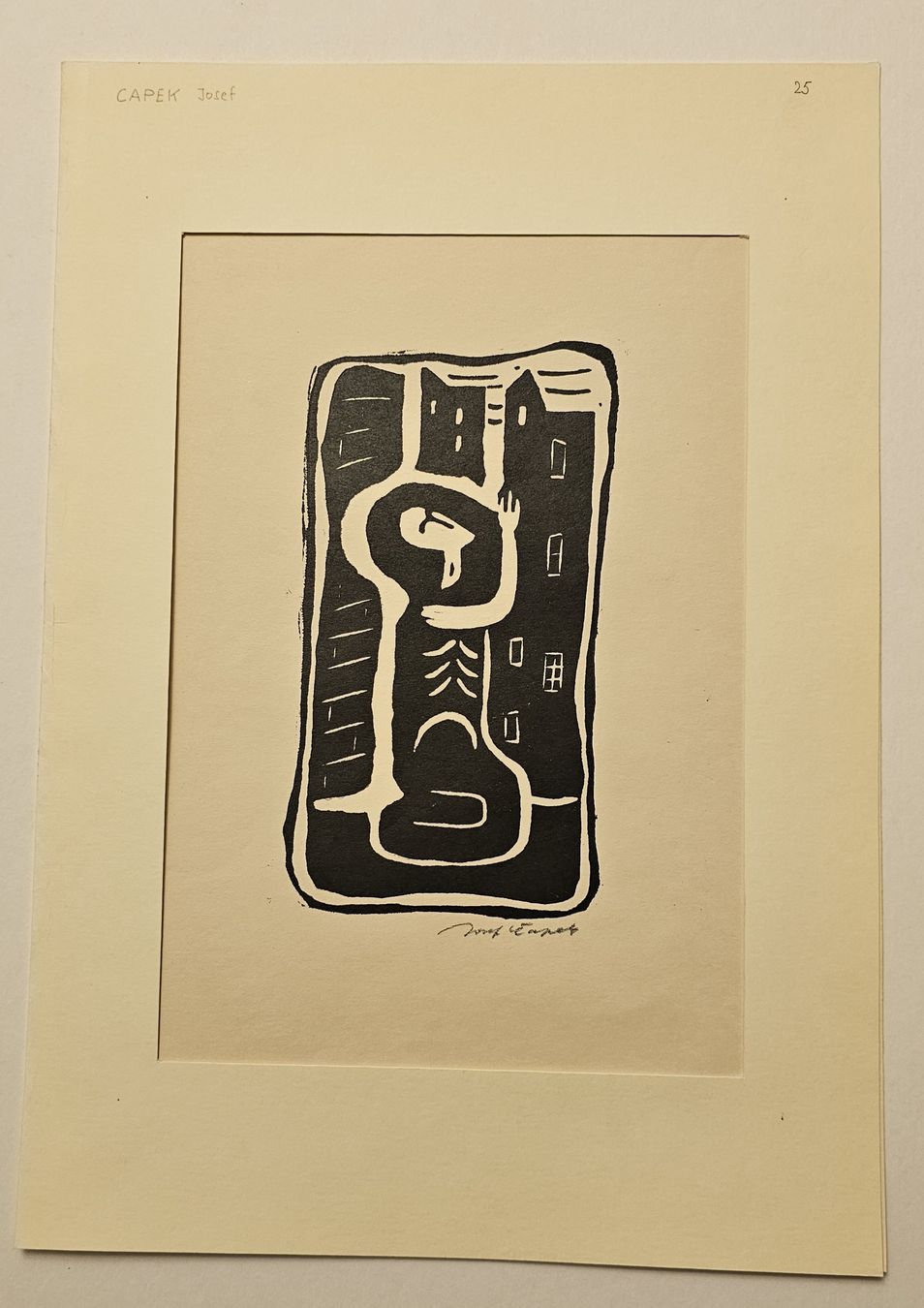 Grafica & Litografie: Josef Capek wichtiger Expressionist 1919 handsign. Kirchner  – Usato da Emmenbrücke venduto da Kunstankaufverkauf