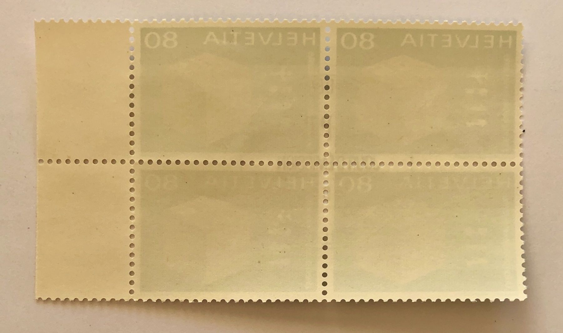 Tutti i francobolli: Viererblocks Dienstmarken, UPU  Bern    – Usato da Aarau venduto da Billa007 1