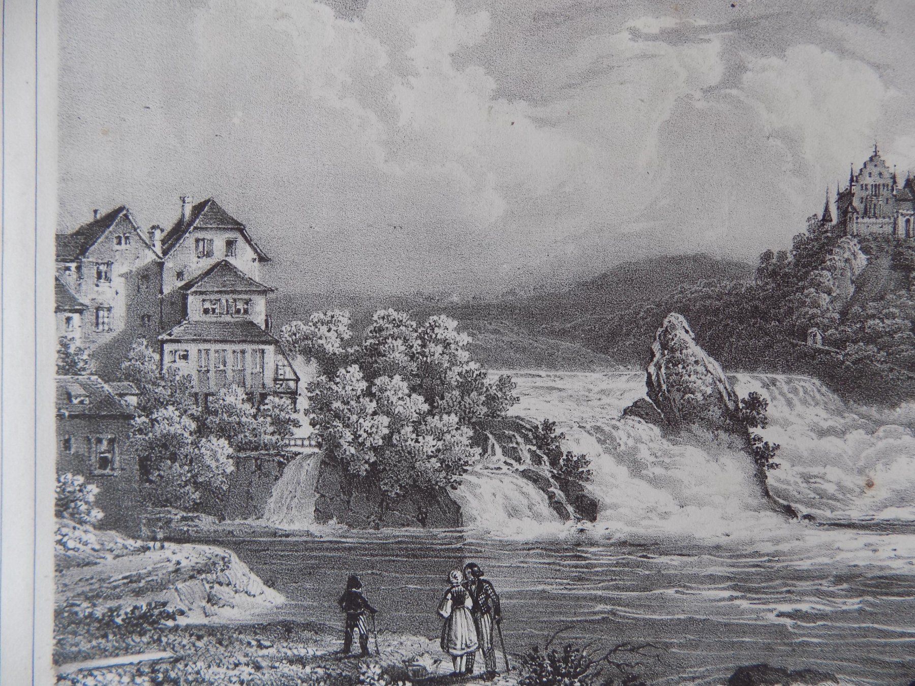 Stiche: Der Rheinfall von J.A. Pecht – Gebraucht aus Risch von Antikfee 3