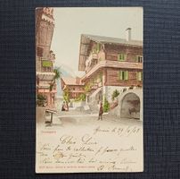 AK Partie du Village CHAMPÉRY belebt 1903