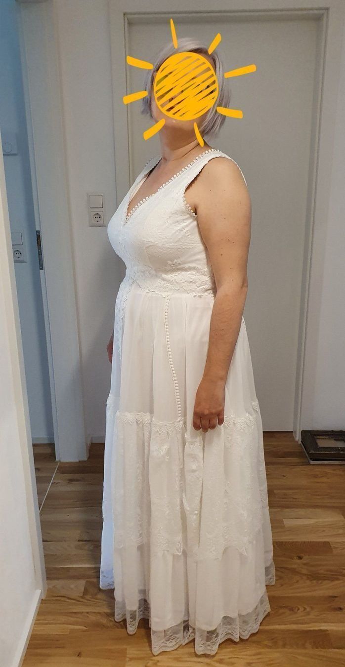Vestiti: Brautkleid Hochzeitskleid Boho Style – Usato da Mauensee venduto da Rovertomcat 4