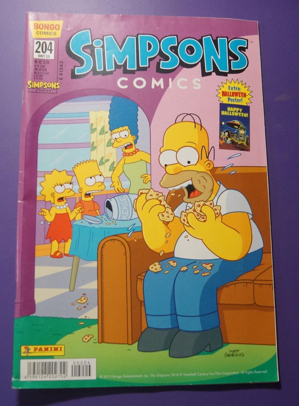 BD: Simpsons Mit Poster Happy Halloween – D'occasion à Zuben par Rex4