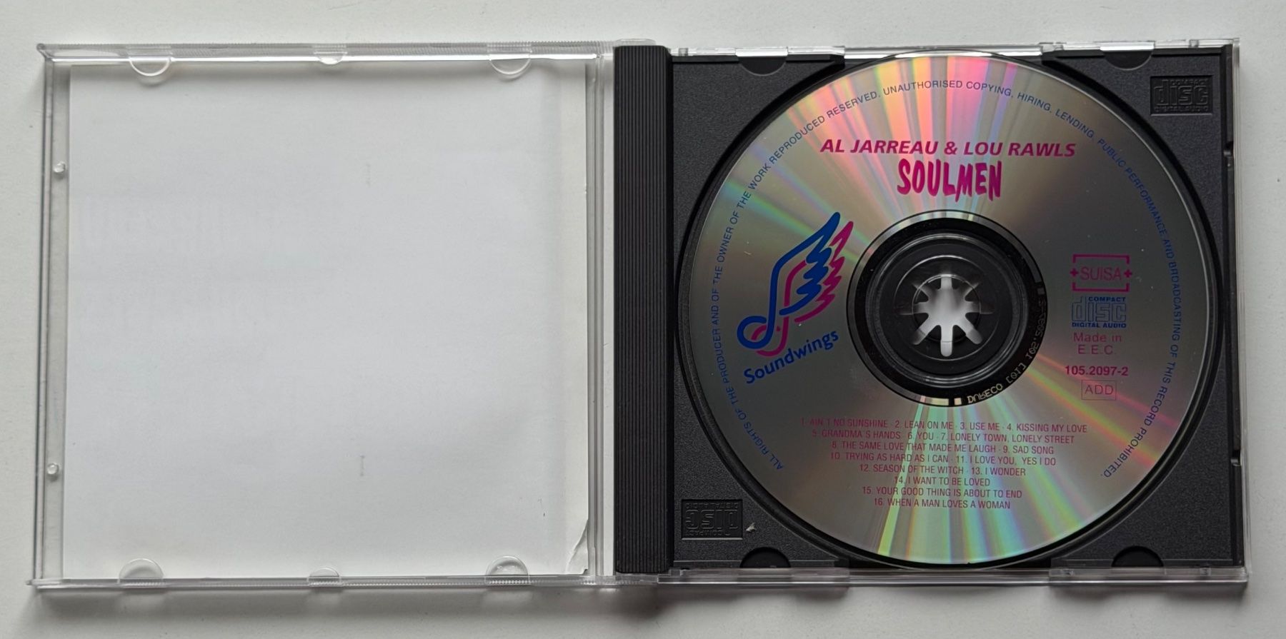 CD: Al Jarreau & Lou Rawls / Soul Men – Usato da Näfels venduto da rottabi 2