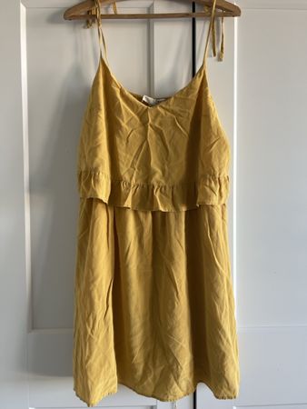 Kleid Sezane gelb aus Seide Grösse 40