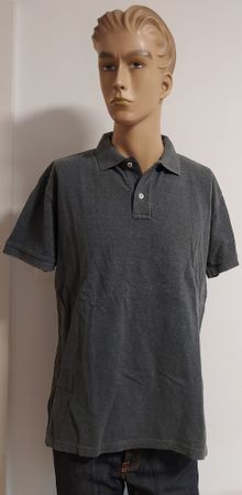 Gap Herren Polo Shirt Grau Gr. L Classic fit