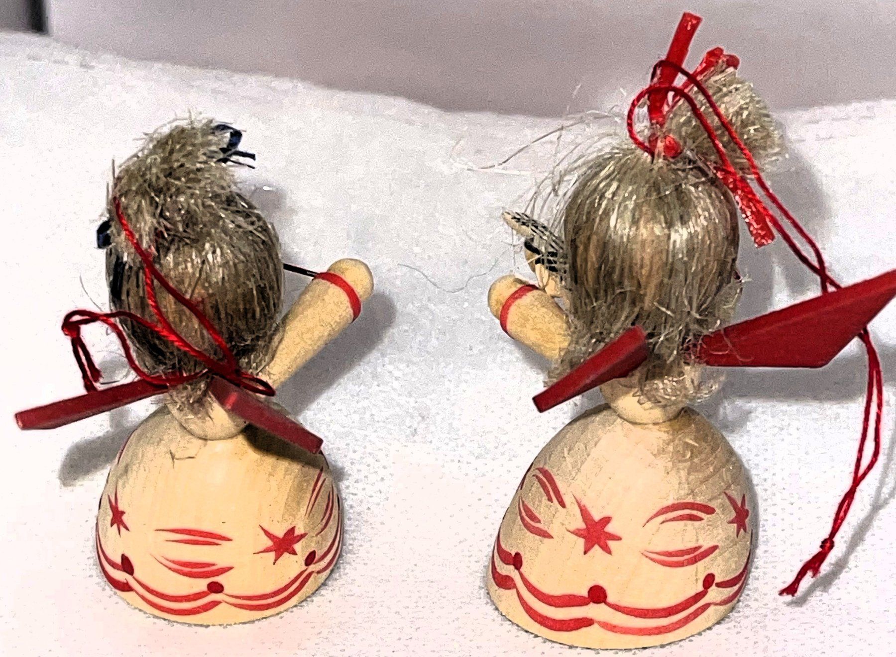 Tutte le decorazioni: Weihnachtsbaumanhänger 2 Engel rot – Nuovo e nell'imballaggio originale da Lutzenberg venduto da Truhe 2