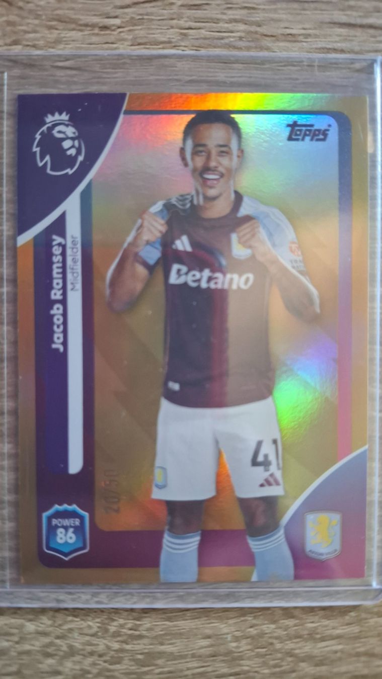 Topps Carte collezionabili: Jacob Ramsey Aston Villa Topps 2026 /50 – Usato da Neuhausen am Rheinfall venduto da Schweizer83