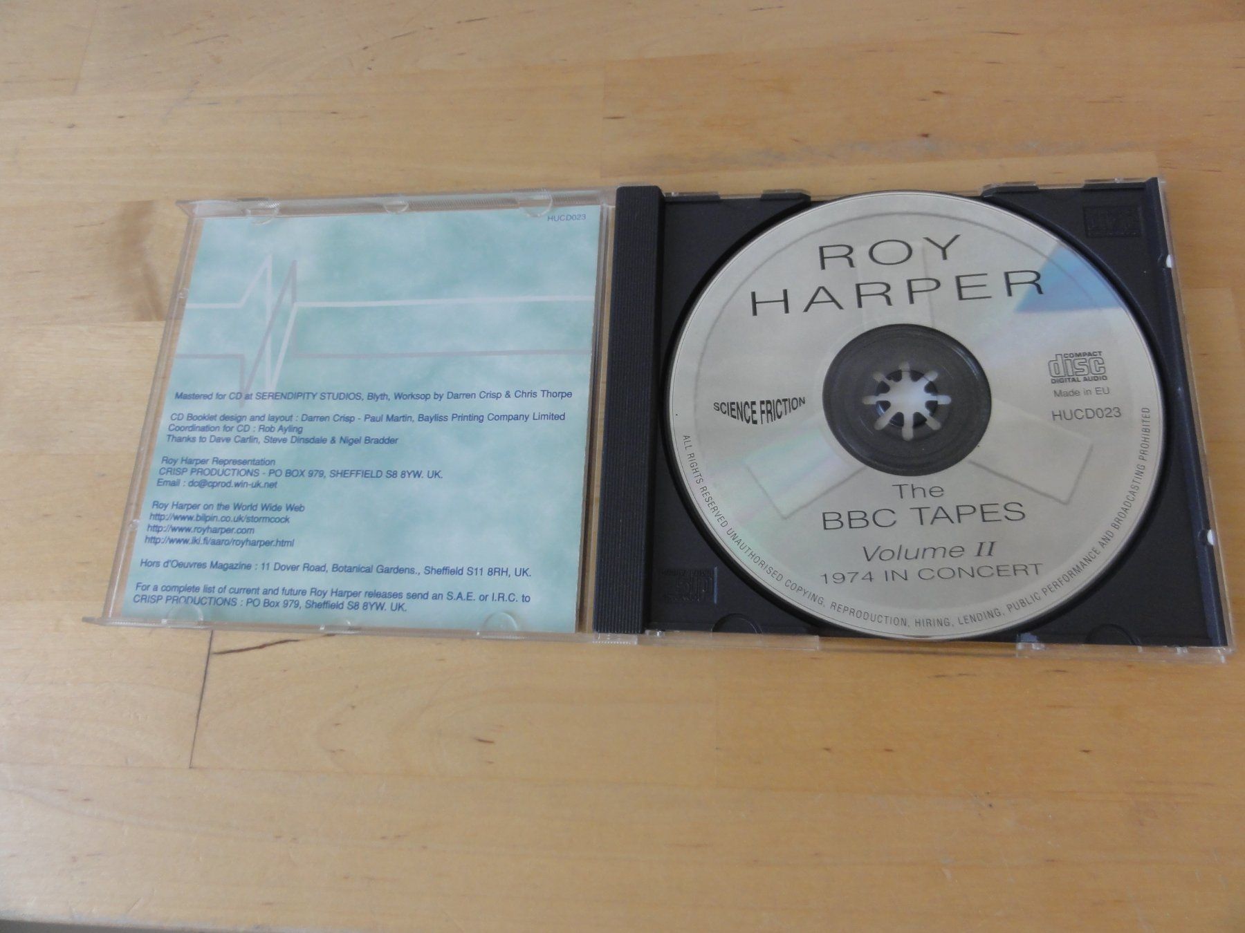CDs: ROY HARPER "BBC Tapes Vol II" – Gebraucht aus zürich von Goldimmund 2