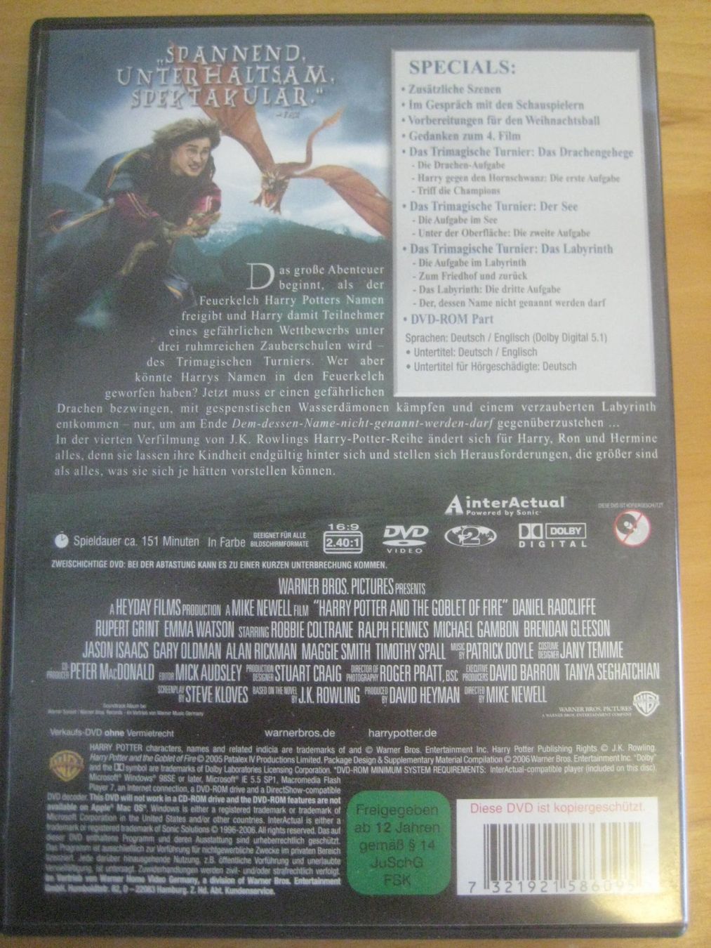 Tous les DVDs: DVD   HARRY    POTTER – D'occasion à Uster par flocke1 1