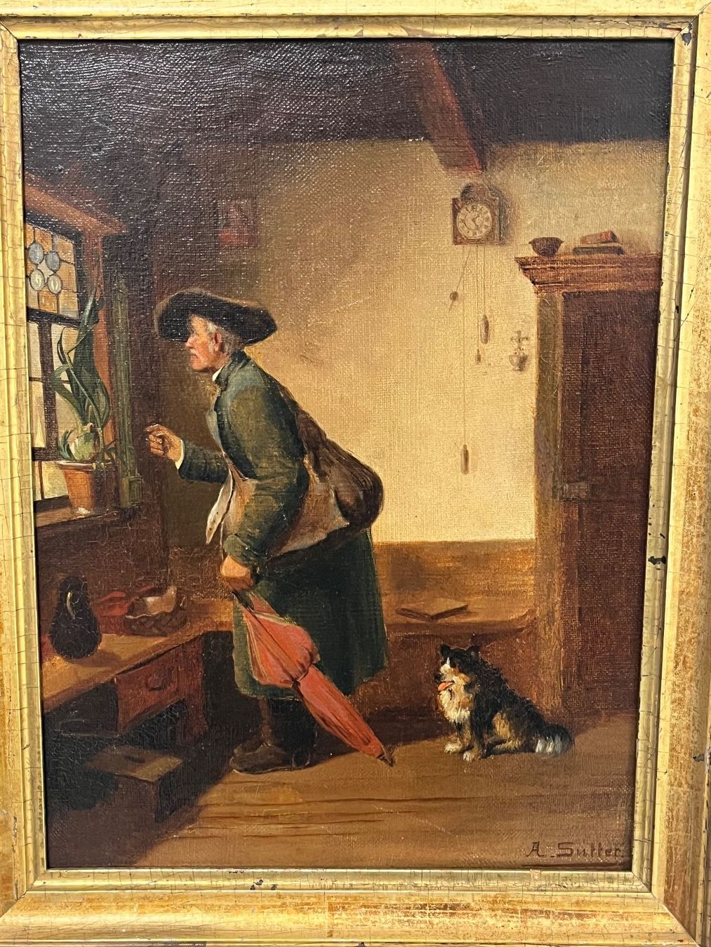 Gemälde: A. SUTTER Original Gemälde – Gebraucht aus Basel von PAUL_ART 2