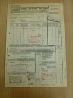Geneve-Cornavin, Frachtbrief nach Solothurn 1950