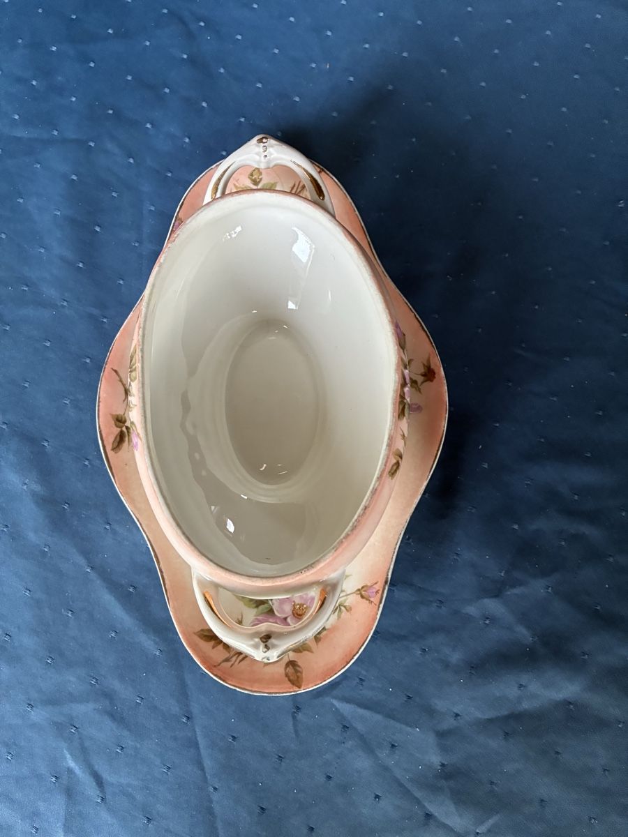 Ciotole: Antike Saucière rosa, Limoges – Usato da Dornach venduto da Rosengarten 4