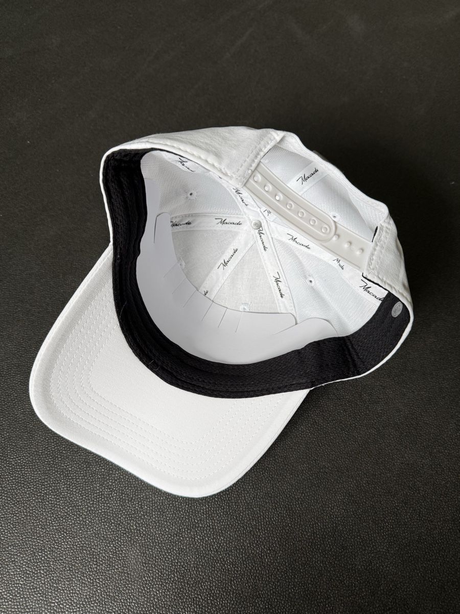 Copricapi, berretti & cappellini: Macade Golf Cap White - New! – Nuovo e nell'imballaggio originale da Horgen venduto da thesilverarrow 2