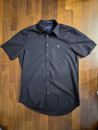 GANT Kurzarm Hemd sw Herren, neu! Gr. M. Wunderschön