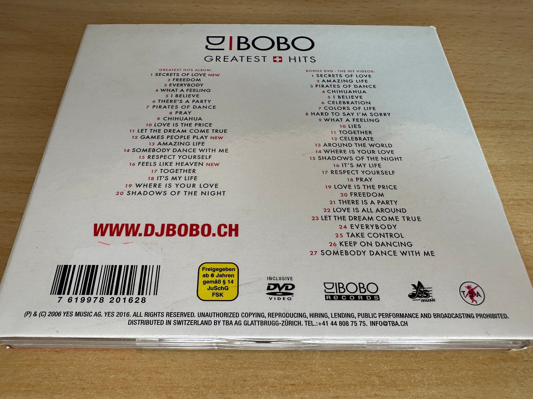 CDs: DJ BoBo – Greatest Hits - CD & DVD – Gebraucht aus Rikon im Tösstal von Alpenmutz 1