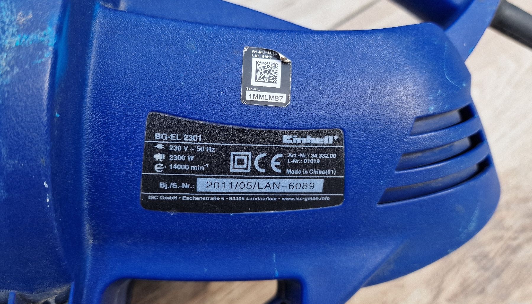 Einhell Soffiatori & Aspiratori per foglie: Laubsauger Einhell BG-EL 2301  – Usato da Suhr venduto da Sbume 4