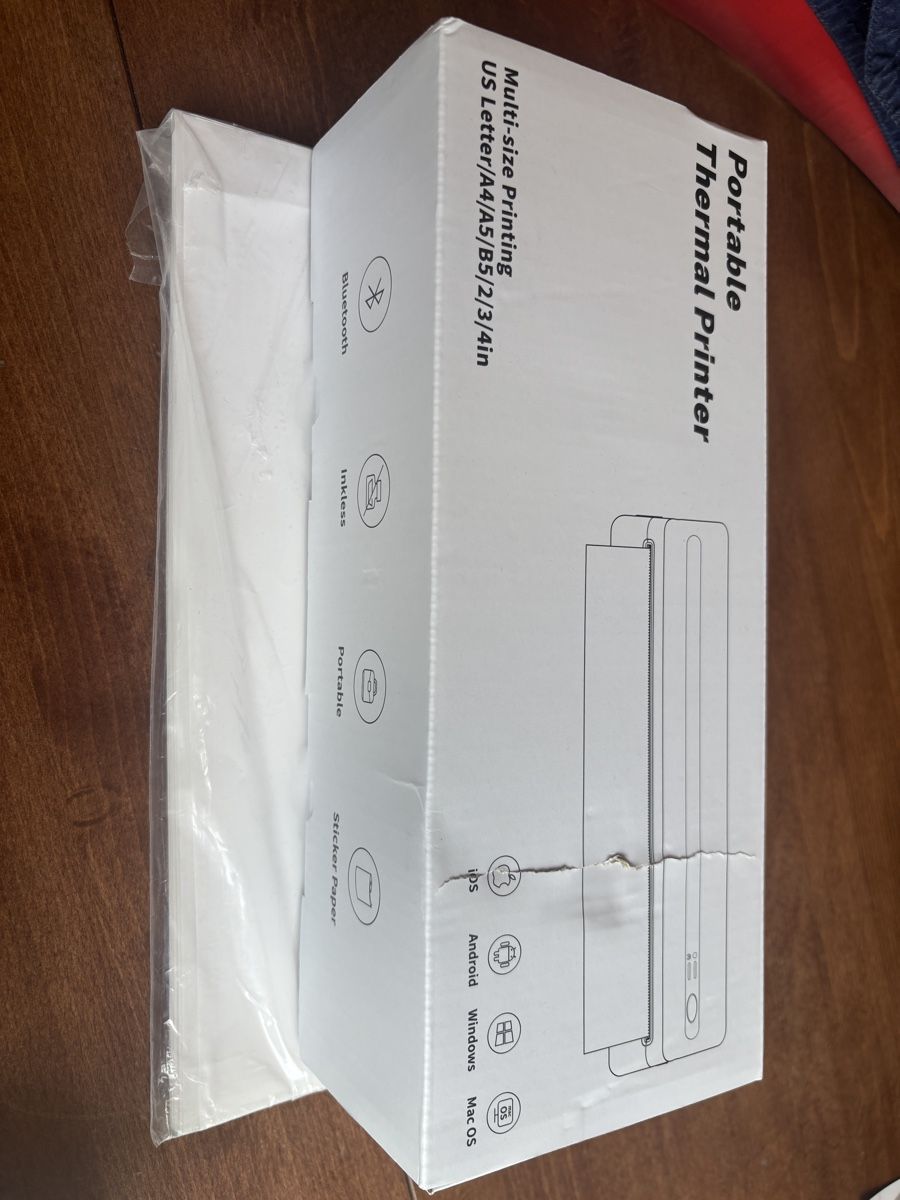 Drucker: Tragbarer Thermodrucker, NEU, mit Papier – Neu (gemäss Beschreibung) aus Hinwil von Anngeblich0815 2
