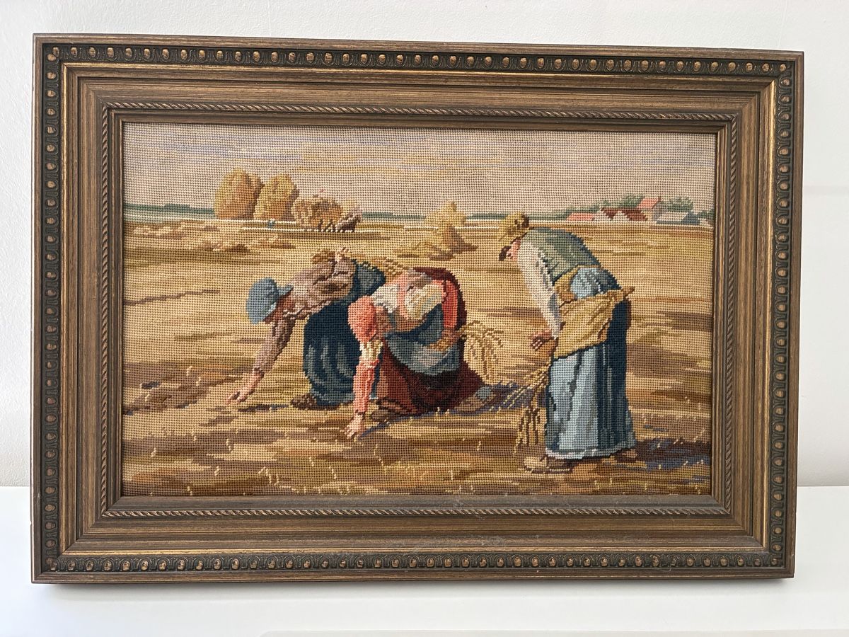 Gemälde: Gobelin Bild mit Rahmen ca. 54x41cm – Gebraucht aus Wahlen b. Laufen von sabichrabi