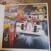 3 stampe su Ayrton Senna