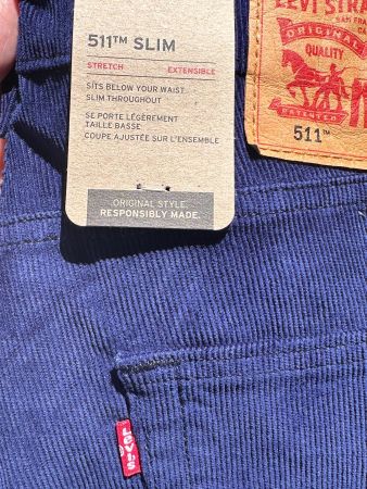 Levi's Jeans 511, Manchester blau, neu mit Original-Etikette