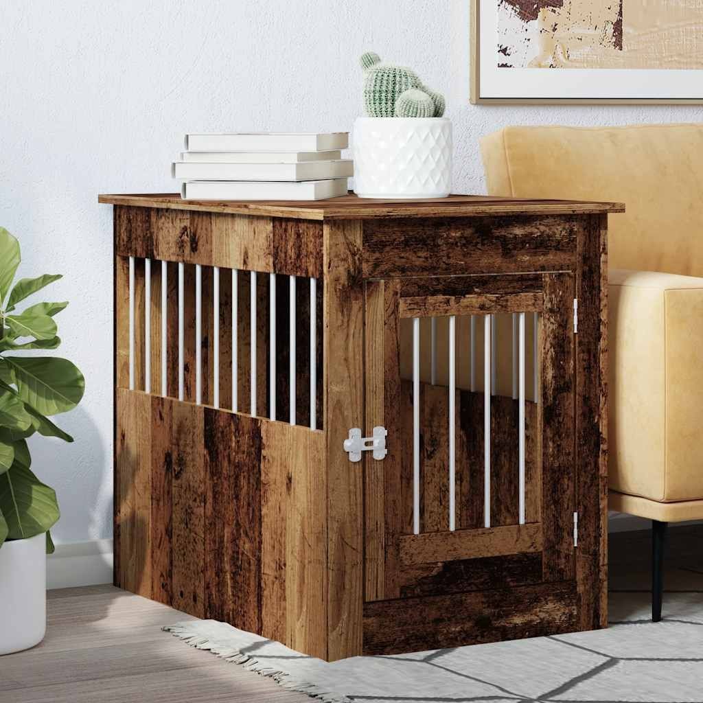 Käfige, Transport & Sicherheit: Hundebox im Möbelstil 55x80x68cm – Gebraucht aus Holziken von butterfly48 5