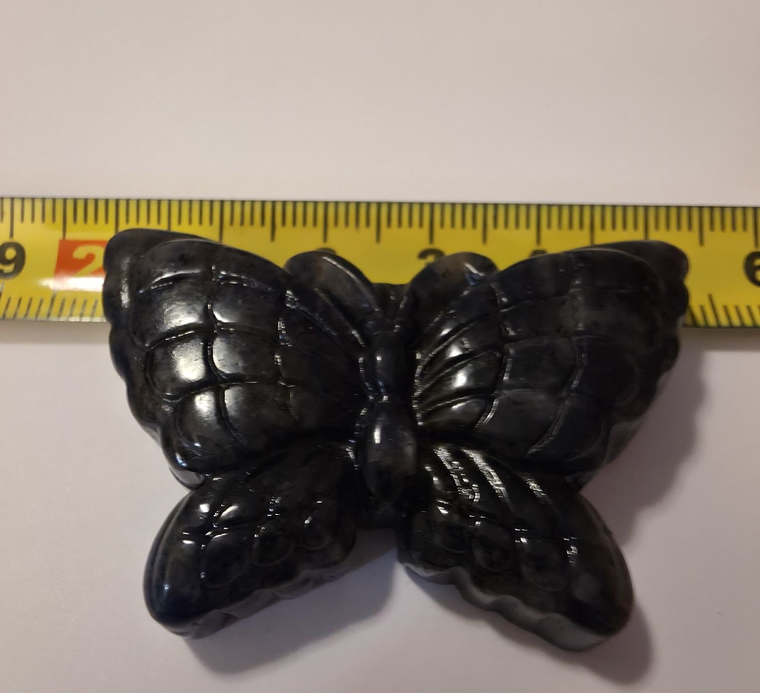Minerali & Pietre curative: Sodalith Schmetterling Figur 5x3x1cm. – Nuovo e nell'imballaggio originale da Menziken venduto da Mirager 1