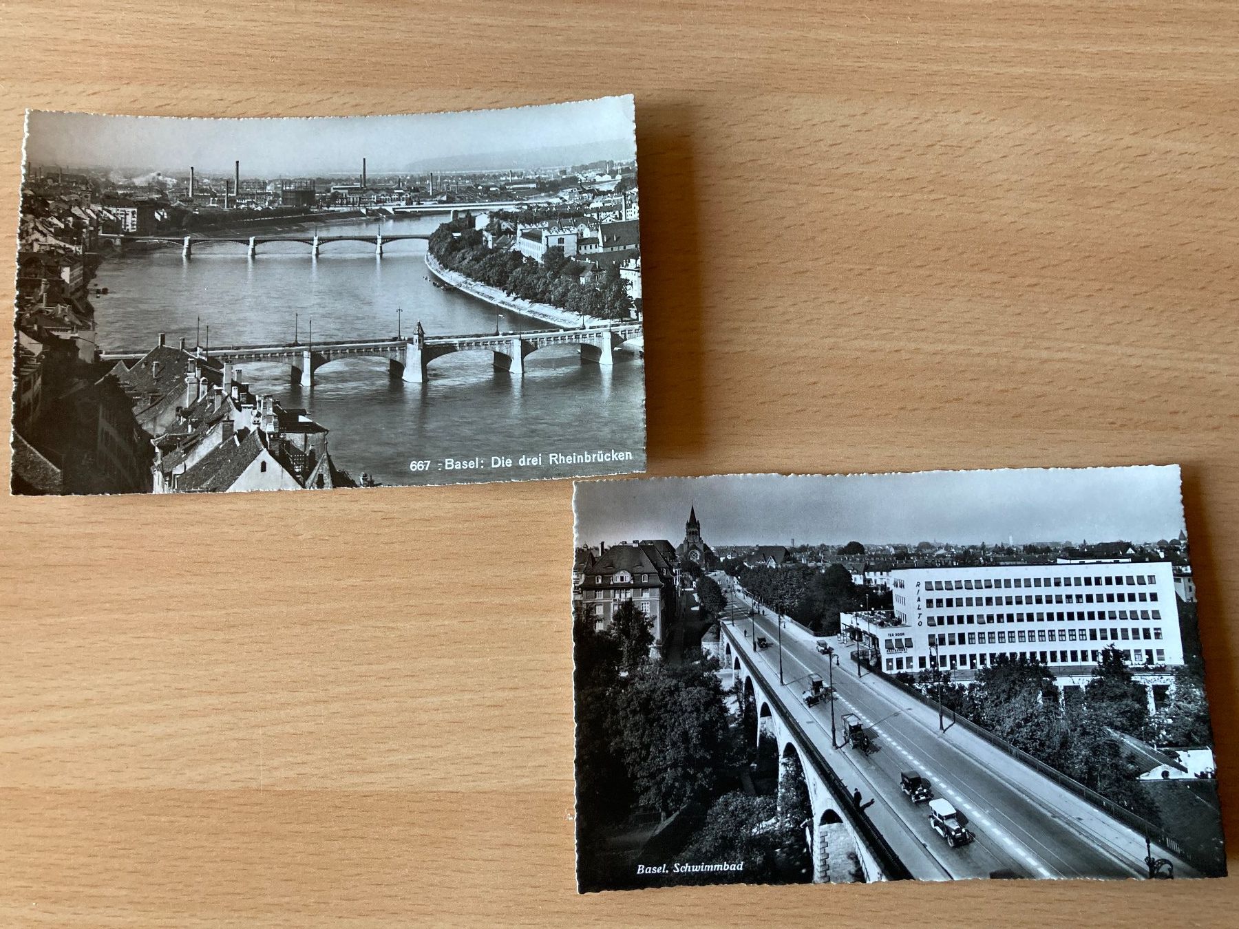 Ansichtskarten: 2 alte Ansichtskarten von Basel, ungelaufen – Neu (gemäss Beschreibung) aus Lütisburg von wiesenpippau