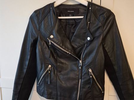 Kunstlederjacke Vero Moda schwarz Gr. S