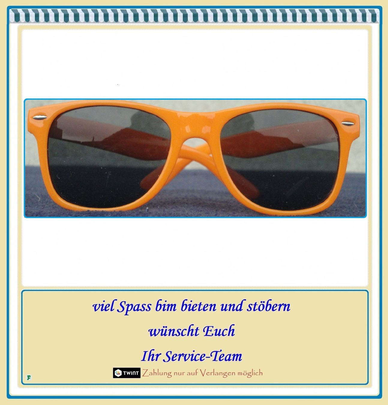 Occhiali & Lenti: Orange™ • Trendy Sonnenbrille – Nuovo (secondo la descrizione) da Münchwilen TG venduto da FLOHMIFLITZER 2