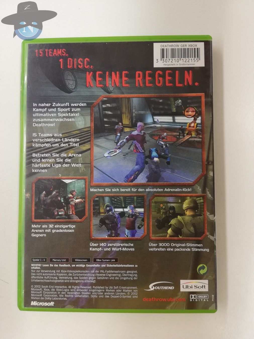 Microsoft Spiele: Deathrow - unzensuriert / Xbox OG Classic – Gebraucht aus St. Gallen von zorro_dc 1