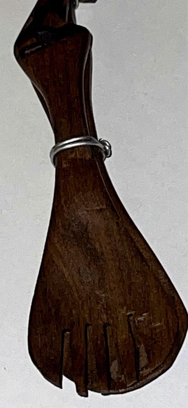 Bestecksets: Salatbesteck mit 2 Hunden Holz – Neu (gemäss Beschreibung) aus Lutzenberg von Truhe 3