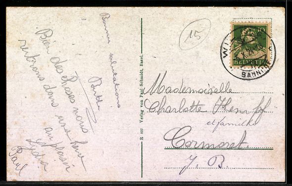 Cartoline postali: AK Wil /SG, Oberer Stadtteil – Usato da Berlin venduto da bartko-reher 1
