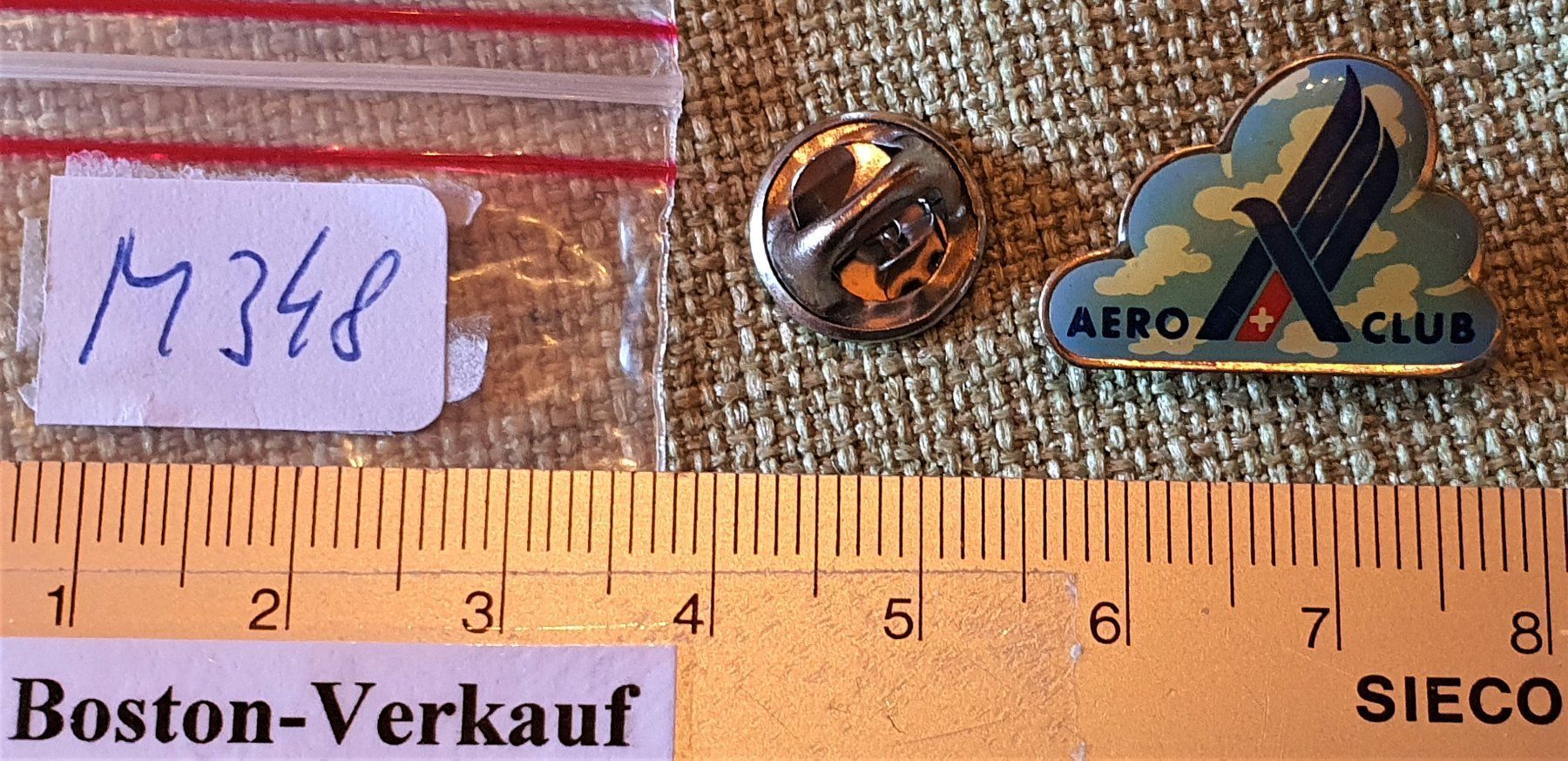 Placchette & Badge: M348 - Pin   AERO CLUB – Usato da Reinach BL venduto da Boston-Verkauf 1