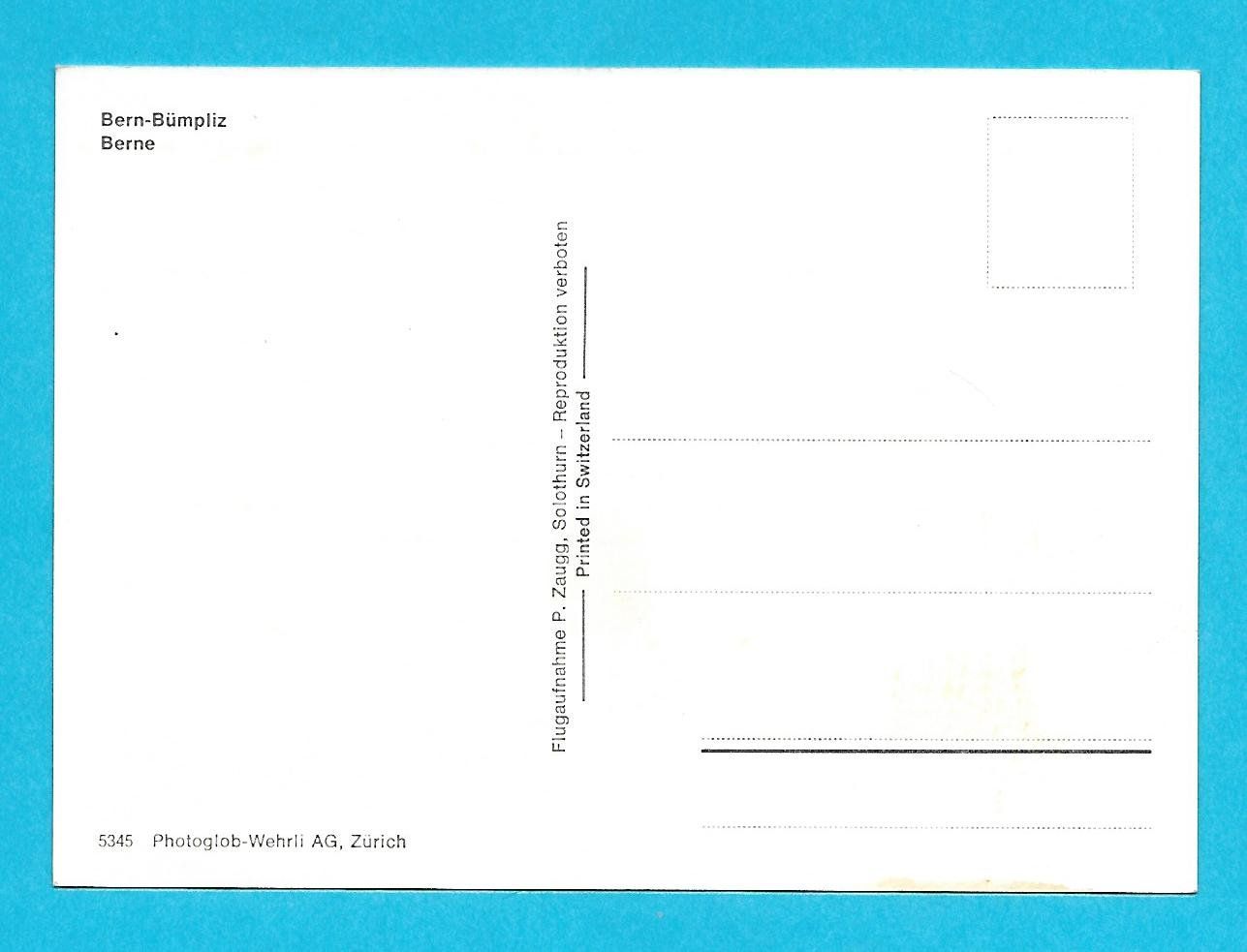 Cartoline postali: Alte Ansichtskarte: Bern-Bümpliz, Flugaufnahme – Usato da Neuenegg venduto da wisteibe 1
