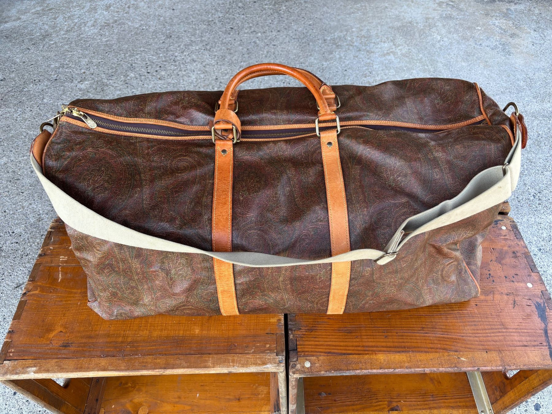 Etro Borse: schöne Vintage Etro Weekender Tasche – Usato da Feldbach venduto da Olive1