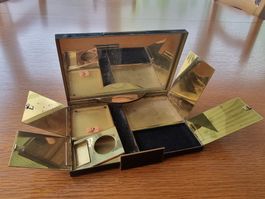Art DÉCO Anciennes Boîte a maquillage daté 1938 voir photos