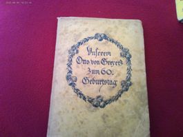 Otto von Greyerz - Festgabe zum 60. Geburtstag,(JAHR 1923)