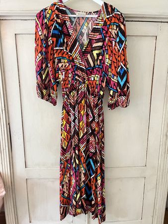 DIXIE Kleid Midi Ethno Print, Gr. 38